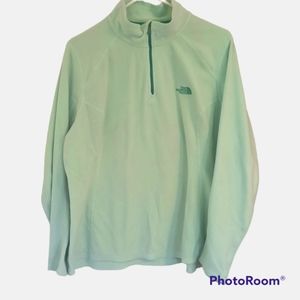 The North Face Mint Half Zip Fleece Jacket